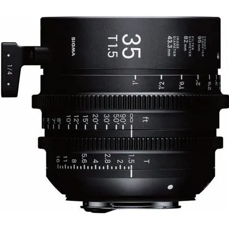 Sigma 35mm T1.5 FF High-Speed Prime Lens for Sony E, Feet