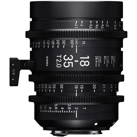 Sigma 18-35mm T2.0 High-Speed Cine Lens for Canon EF, Meter 21M966