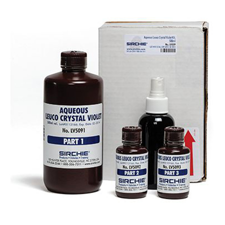 sirchie aqueous leuco crystal violet kit 500 ml