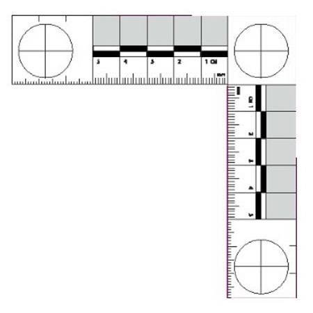 sirchie forensic scale black on white 413 x 413 pps801