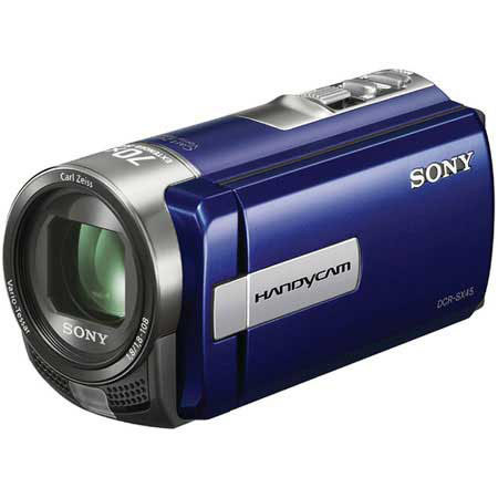 Sony DCR-SX45E/L-PAL-SD Memory Card Camcorder, Blue