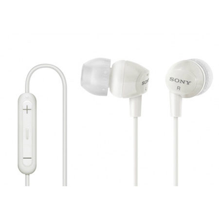 Sony Premium Earbuds with iPod/iPhone Remote, White