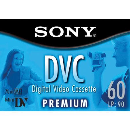 Sony DVC Mini DV Digital Video Cassette tapes Premium 60 min 