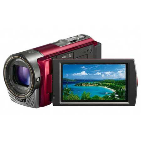 Sony HDR-CX130E - PAL - Camcorder, Red