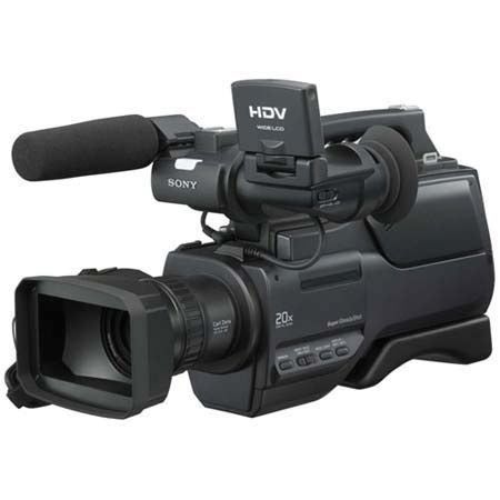 Sony HVR-HD1000U Camcorder Bundle, w/Shoulder Mount, Battery, LED Light
