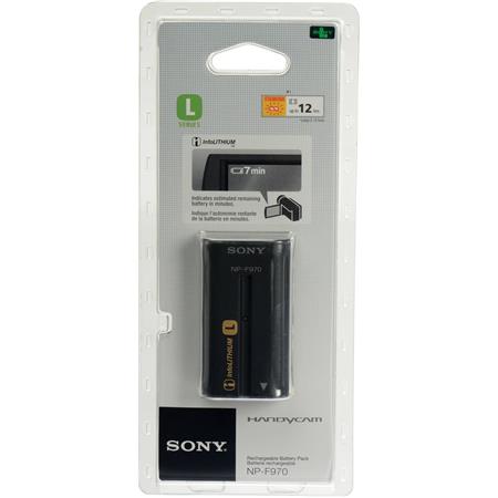 Sony NPF970 Rechargable Battery Info Lithium L 
