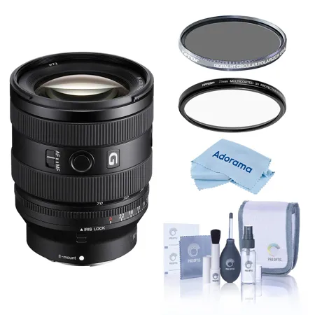 Sony FE 20-70mm f/4 G Lens for Sony E, Bundle with Tiffen 72mm UV