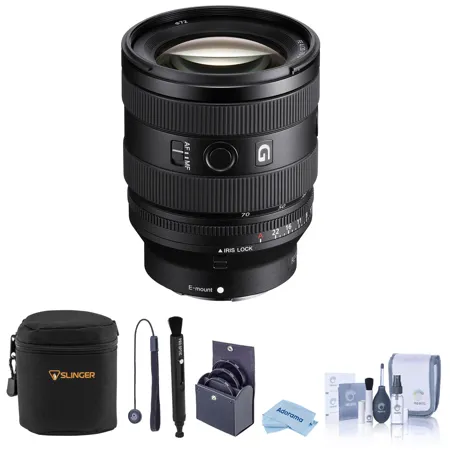 Sony FE 20-70mm f/4 G Lens for Sony E,w/72mm Filter Kit, Lens Case