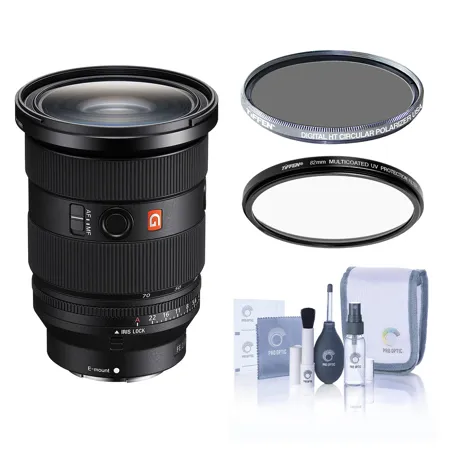 Sony FE 24-70mm f/2.8 GM II Lens, Bundle with Tiffen 82mm UV