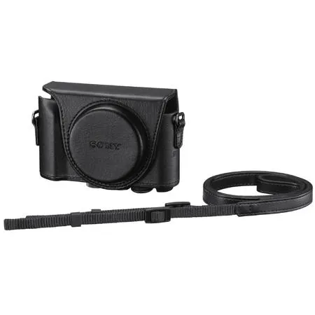 SONY Cyber-shot DSC-WX500 ジャケットケース付き Sony LCJ-HWA Jacket Case for DSC-HX90V and DSC-WX500 - Black LCJ-HWA/B