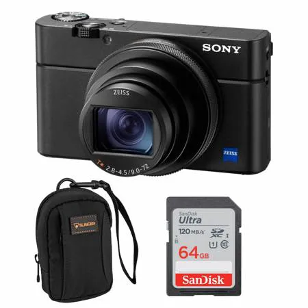Sony Cyber-shot DSC-RX100 VII Digital Camera, w/64GB Memory