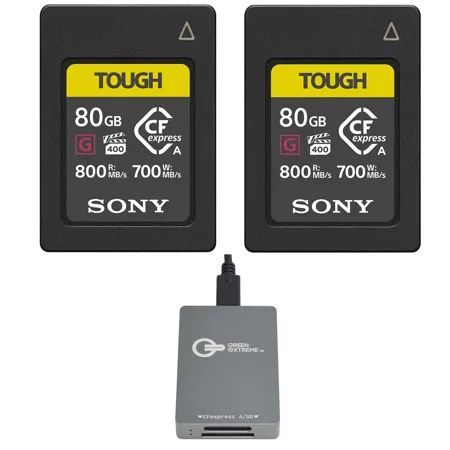 その他 CFexperess Type A 80GB Sony CFexpress Type A 80GB Memory Card and Storage Carrying