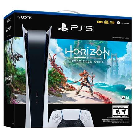 Sony PlayStation 5 Digital Edition 825GB Gaming Console with Horizon  Forbidden West Bundle