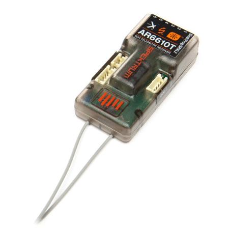 Spektrum AR6610T 6-Channel 2.4GHz DSM2/DSMX Telemetry Receiver SPMAR6610T