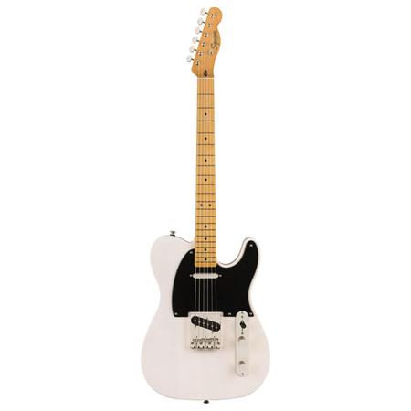 Squier Classic Vibe 50s Telecaster Electric Guitar, Maple Fingerboard,  White Blonde