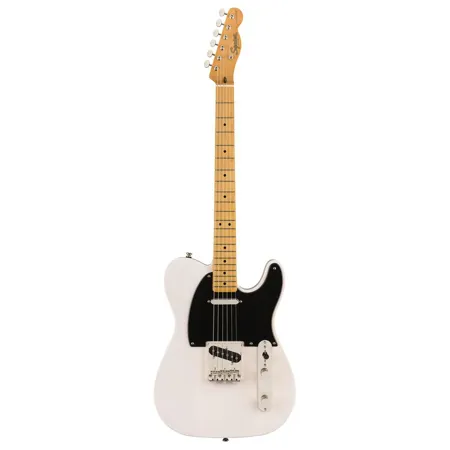 Squier Telecaster ホワイト Squier Classic Vibe 50s Telecaster Electric Guitar, Maple, White