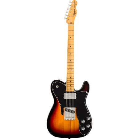 ギター Squier Telecaster Classic Vibe Mod Squier Classic Vibe '70s Telecaster Custom Electric Guitar, 3-Tone