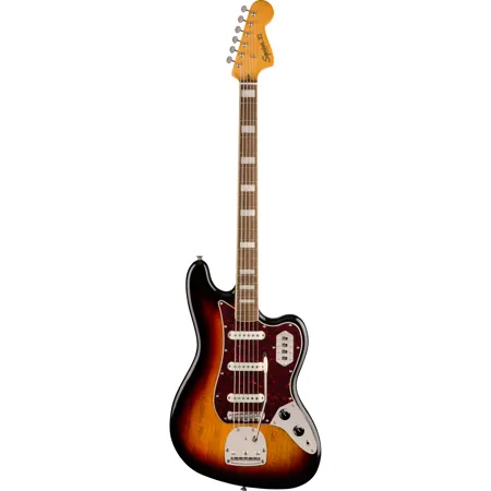SQUIER Classic Vibe Bass Ⅵ Squier Classic Vibe Bass VI Electric Guitar, Indian Laurel, 3 Tone