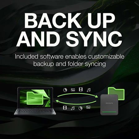 USB-C USB 3.0 for PC Laptop and Mac Seagate Barracuda Fast SSD 1 TB External Solid State Drive Portable STJM1000400