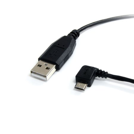 Startech 3 Micro Usb A To Left Angle Micro B Male Cable 30 Awg