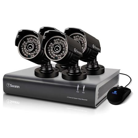 Swann DVR4-4400 4 Channel 720p DVR Home Security System with 500GB HDD 