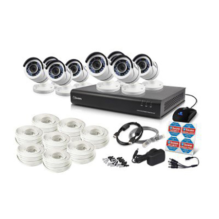Swann Dvr8 4500 8 Channel 1080p Dvr System With 2tb Hdd 8x Pro T855 Cameras Swdvk 845008 Us