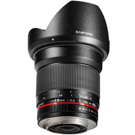 Samyang 16mm F2.0 Wide Angle Lens for Fuji X SY16M-FX - Adorama