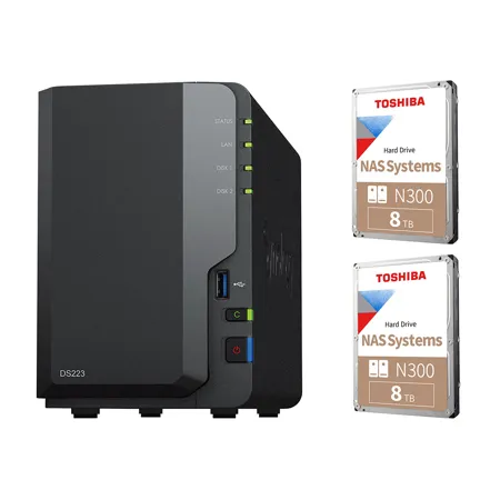 超美品★Synology DS223 NAS + 純正HDD 6TB Amazon.co.jp: Synology NAS 2ベイ DiskStation DS223j