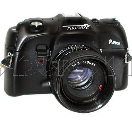 Phoenix P5000 35mm SLR Black K-Mount Camera Body Kit With Phoenix 50mm F1.9 Lens