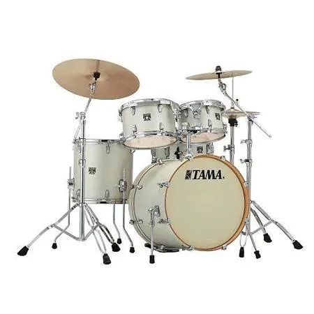 Tama CL50RS Superstar Classic 5 Piece Shell Kit, Satin Arctic