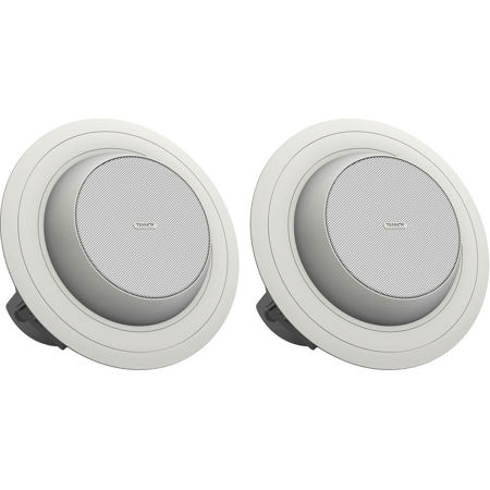 Tannoy Cms 403dce 4 Full Range Directional Ceiling Loudspeaker With Dual Concentric Driver 240w Peak Power Blind Mount White Single