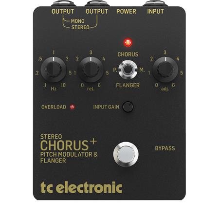 TC Electronic SCF GOLD Stereo Chorus Flanger Pedal 000-EBF00-00010