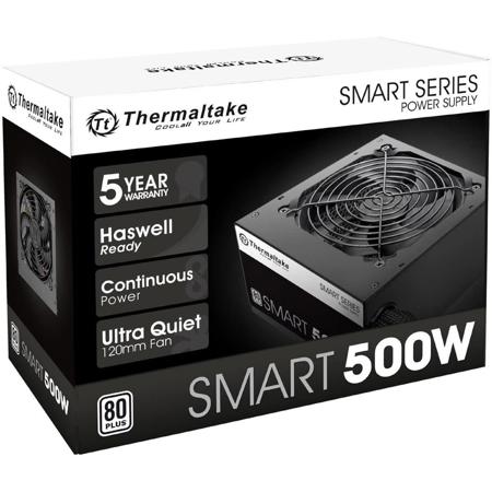 Thermaltake Smart 500w 80 Plus Standard Power Supply Unit Ps Spd 0500npcwus W Thermaltake Smart 500w 80 Plus Standard Power Supply Unit Ps Spd 0500npcwus W