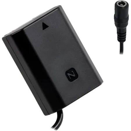 Tilta 17" Dummy Battery to 5.5/2.5mm Female Barrel Cable for Sony A9/A7 Cameras