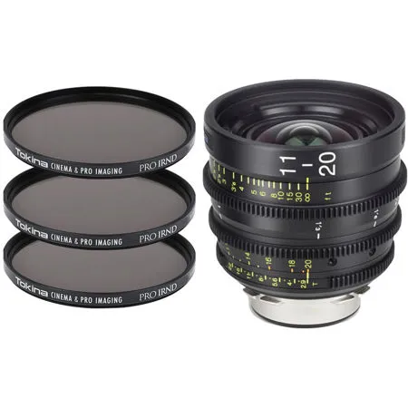 Tokina Cinema ATX 11-20mm T2.9 Lens w/3x PRO IRND 86mm Filter Kit