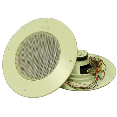 Toa Electronics Pc 580rvu 8 In Ceiling Speaker With Potentiometer 50 To 16 5khz Single