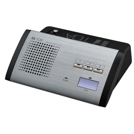 TOA TS-912 Infrared Delegate Station; Equipped with Removable Microphone, Loudspeaker and Priority Switch; 1 Recording Output; Ring Shaped in-use LED Indicator; Easy Hook-up; 3 Voting Keys