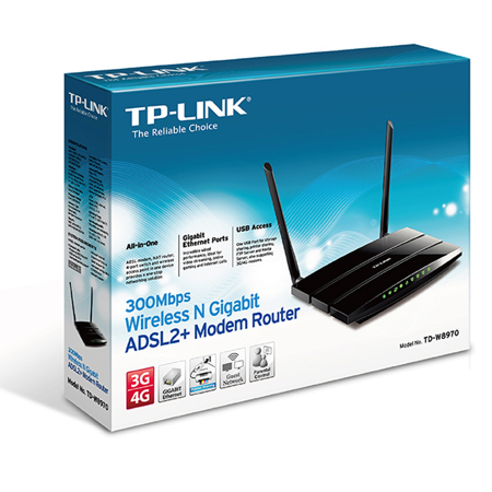Tp Link Td W70 N300 Wireless Gigabit Adsl2 Modem Router Tdw70