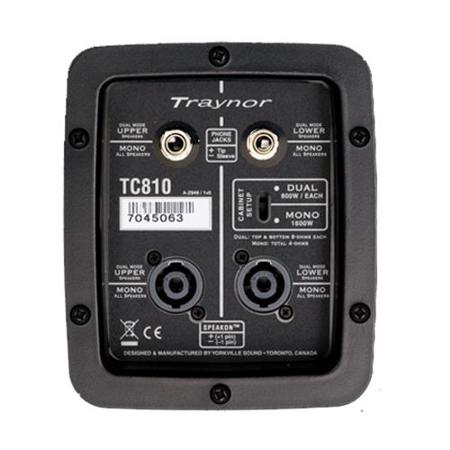 Traynor Tc810 1600w 4 8 Ohm Bass Cabinet With 8x 10 Speakers And