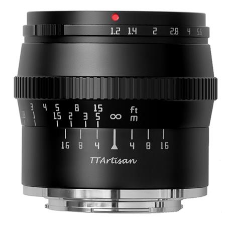 TTartisan 50mm F1.2 APS-C Large Aperture Manual Focus Fixed Lens Compatible with Fuji X-Mount Camera with Lens Hood