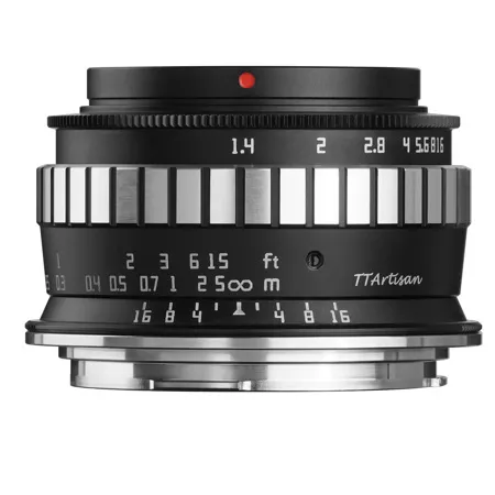 TTArtisan 23mm f/1.4 Lens for Canon EOS RF, Black/Silver