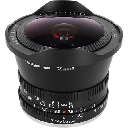 fisheyeレンズ TTArtisan 7.5mm f/2 Fisheye Lens for L Mount, Black A31B-L - Adorama