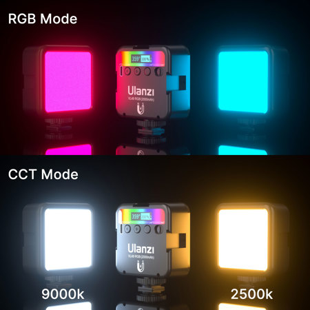 Ulanzi vl49 mini RGB LED video light 2000mah Portable Pocket Photography Light Ulanzi vl49 mini RGB LED video light 2000mah Portable Pocket Photography Light