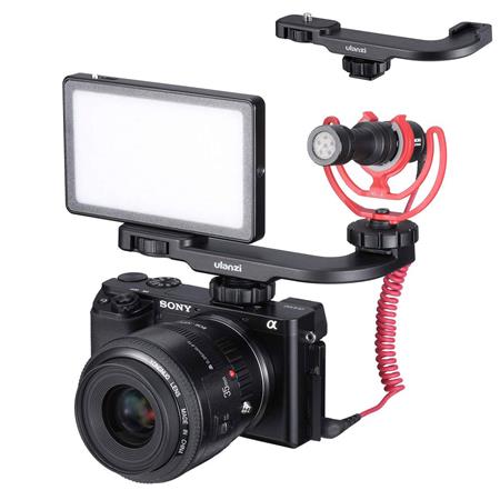 Hot Shoe Extension Mount Bracket for Mobile Phone Sony Microphone Vlog
