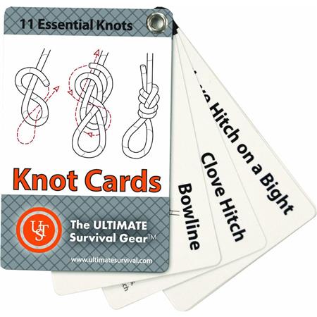 Cards are la UST Learn And Live Cards Knots 20-80-1030 Shows 11 essential knots 
