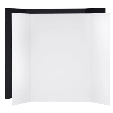 V-Flat World Tabletop V-Flat Large (3'x4'), 2-Pack, 1-White & 1-Black