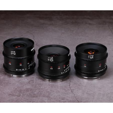 Venus Laowa Cine Prime Wide 3-Lens Bundle for Micro Four Thirds