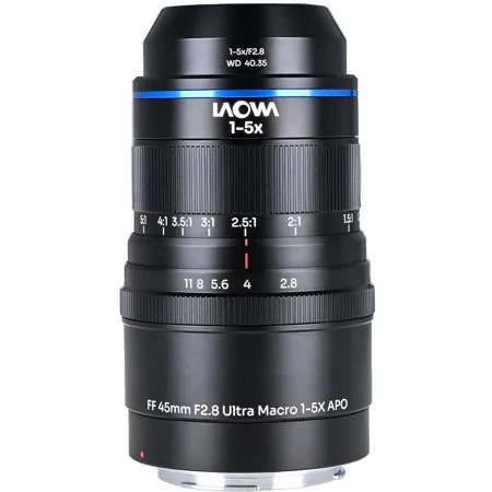 Venus Laowa Aksen 45mm f/2.8 1-5X Ultra Macro APO Lens for Canon