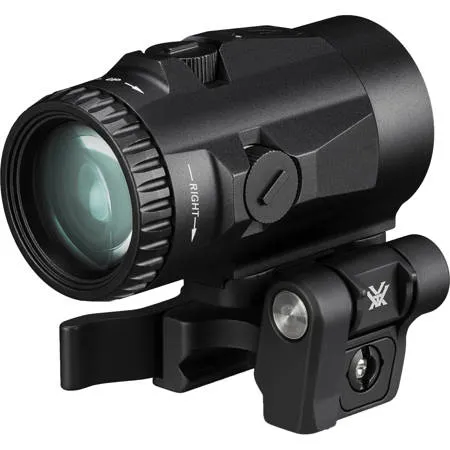 Vortex Optics V3XM Micro 3x Maginifier with Flip Mount for Red Dots