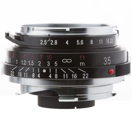 Voigtlander Color-Skopar Pan Type II 35mm f/2.5 Wide Angle Leica M Mount  Lens - Black